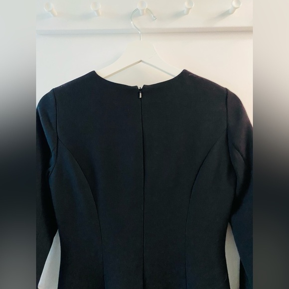 Michael Kors | Chic Black Shift Dress with Studded Trim | Size 0 - Picture 10 of 11